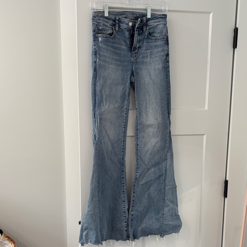 American Eagle Outfitters Light Blue Flare Jeans